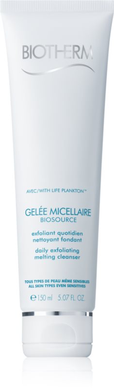 Biotherm Biosource Gelée Micellaire gel nettoyant exfoliant effet régénérant