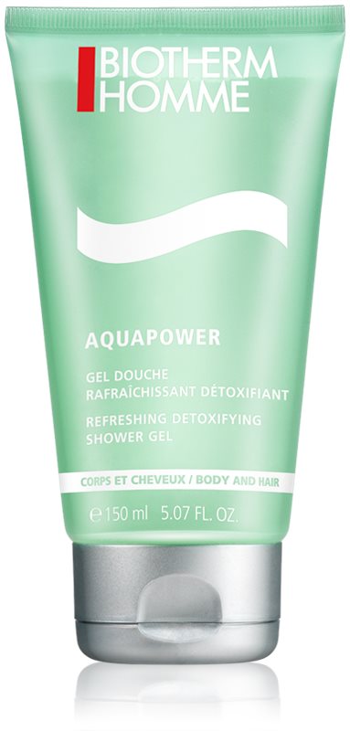 Biotherm Homme Aquapower felfrissítő tusfürdő gél testre és hajra