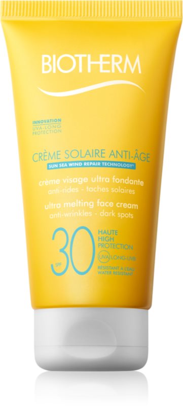 Biotherm Crème Solaire Anti-Âge protivráskový krém na opaľovanie SPF 30