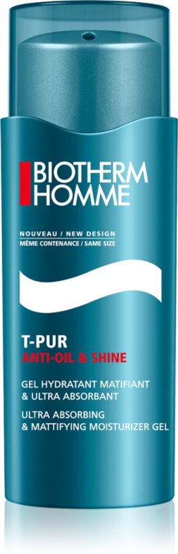 Biotherm Homme T-Pur Anti-oil & Shine Matterende Gel met Hydraterende werking