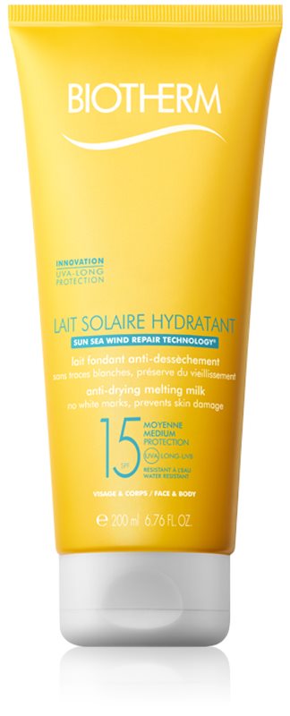 Biotherm Lait Solaire αντηλιακό γάλα για πρόσωπο και σώμα SPF 15