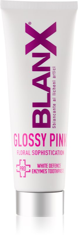 BlanX PRO Glossy Pink Whitening Toothpaste To Treat Yellow Spots