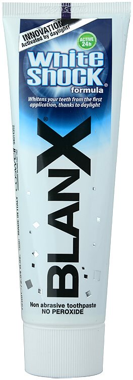 BlanX White Shock bělicí zubní pasta pro zářivý úsměv