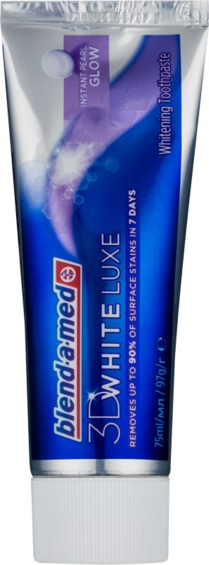 Blend-a-med 3D White Luxe Instant Pearl Glow bleichende Paste für strahlende Zähne