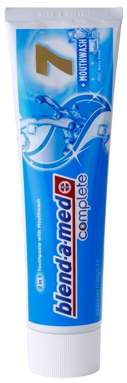 Blend-a-med Complete 7 + Mouthwash Extra Fresh Zahnpasta und Mundwasser 2 in 1 für den kompletten Schutz Ihrer Zähne