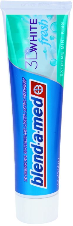 Blend-a-med 3D White Fresh Extreme Mint Kiss dentifrice blanchissant pour une haleine fraîche