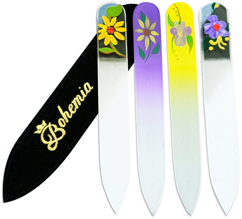 Bohemia Crystal Painted Nail File Small Nail File lime à ongles