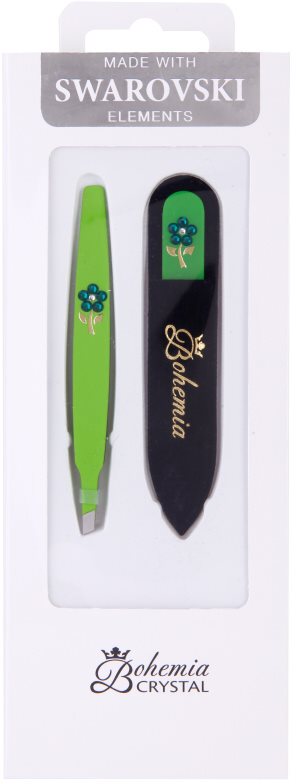Bohemia Crystal Bohemia Swarovski Nail File and Tweezers Kosmetik-Set IV.