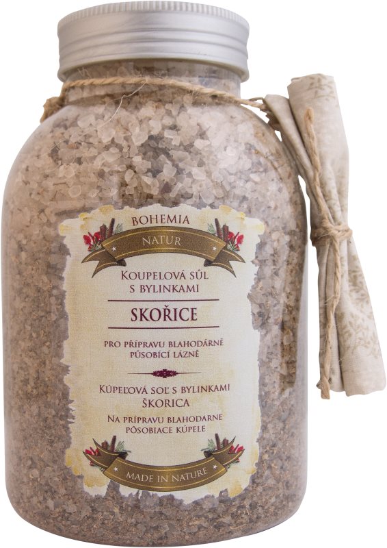 Bohemia Gifts & Cosmetics Bohemia Natur sare de baie anti-stres, cu adaos de plante