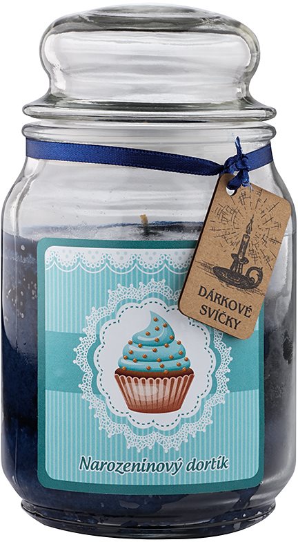 Bohemia Gifts & Cosmetics Narozeninový Dortík vonná svíčka 510 g
