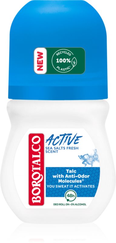 Borotalco Active αποσμητικό ρολλ-ον με 48 - ώρη προστασία