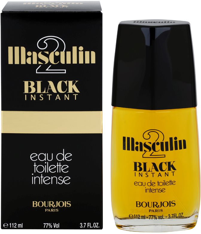 Bourjois Masculin Black Instant туалетна вода для чоловіків 112 мл