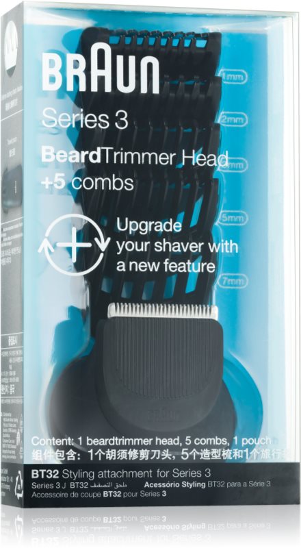 Braun Series 3 Shave&Style BT32 glava prirezovalnika + 5 nastavkov