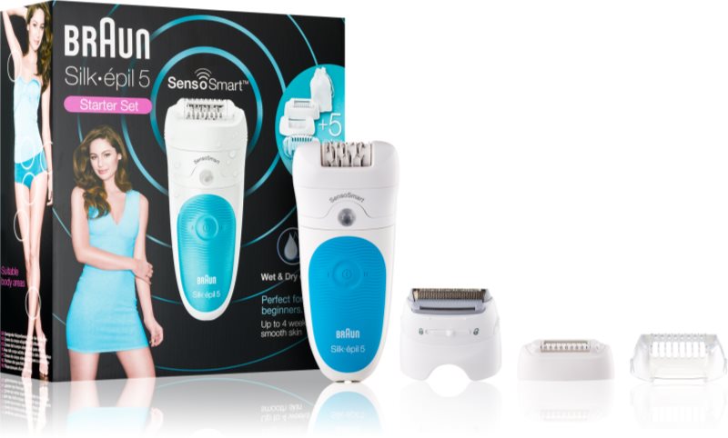 Braun Silk-épil 5 Wet&Dry SensoSmart 5-890 epilator z inteligentnim senzorjem tlaka