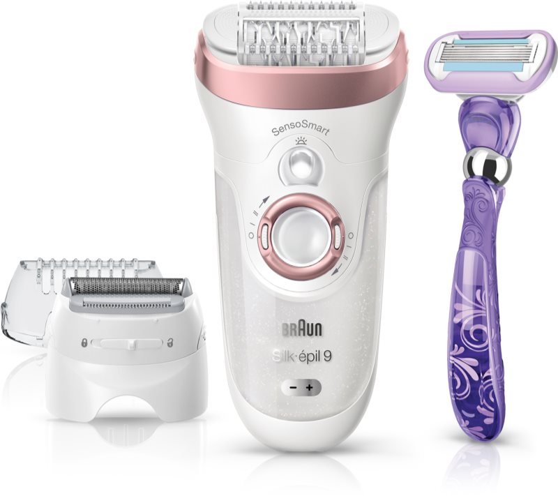Braun Silk-épil 9 SensoSmart Wet & Dry 9/870 depiladora con sensor de presión inteligente