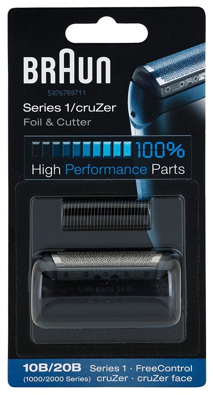 Braun Series 1 10B/20B CombiPack CruZer Foil & Cutter Fólia és vágó