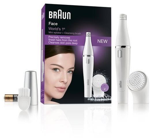 Braun Face 810 epilator s čistilno krtačko za obraz