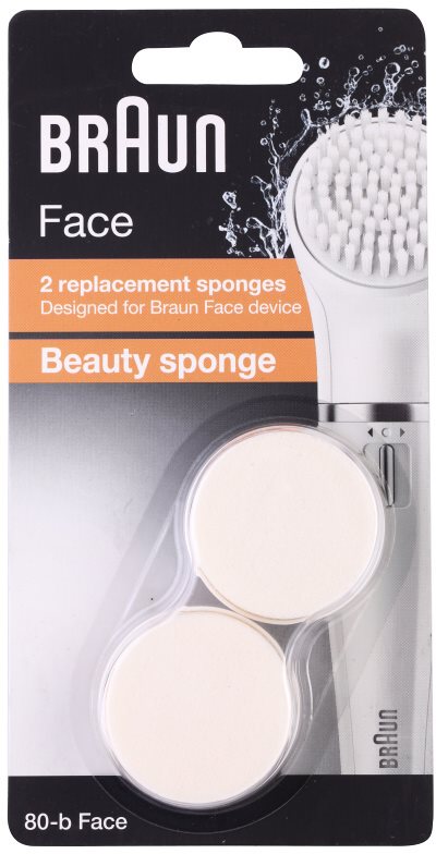 Braun Face 80-b Beauty Sponge náhradné hlavice 2 ks