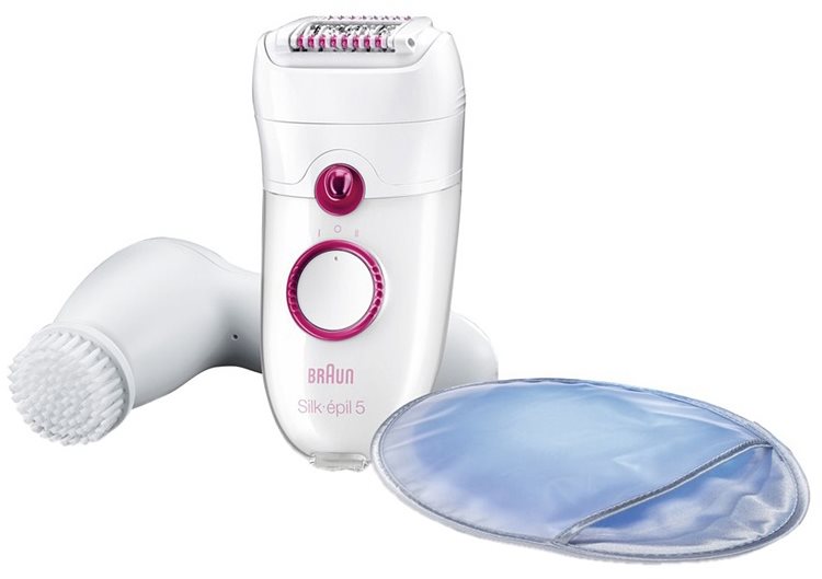 Braun Silk épil 5 5-329 Epilator met Gezichtsreiniging Opzetborstel