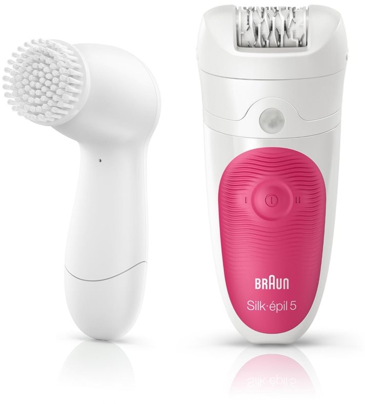 Braun Silk épil 5-539 epilátor tisztító kefével az arcra