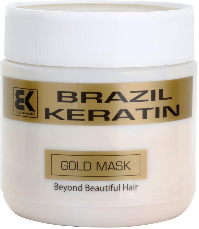 Brazil Keratin Gold keratínová regeneračná maska pre poškodené vlasy