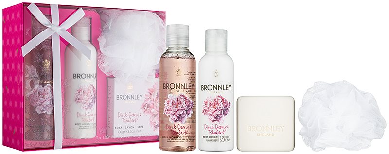 Bronnley Pink Peony & Rhubarb coffret I.