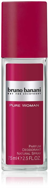 Bruno Banani Pure Woman déodorant avec vaporisateur pour femme 75 ml