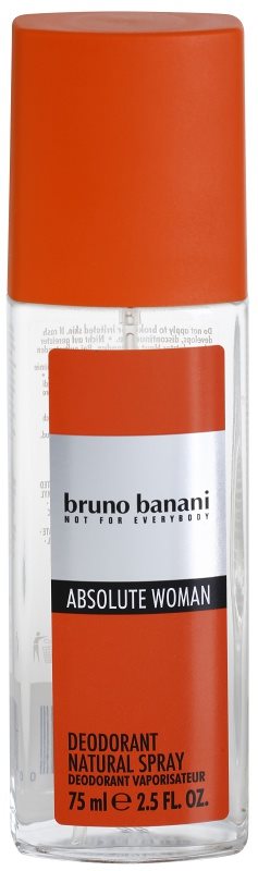 Bruno Banani Absolute Woman deodorante con diffusore per donna 75 ml