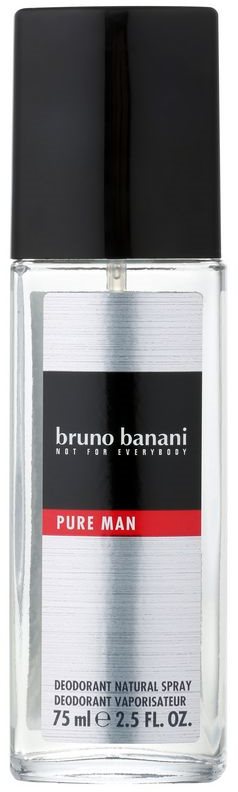 Bruno Banani Pure Man deodorant s rozprašovačom pre mužov 75 ml