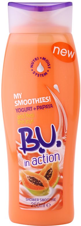B.U. In Action - My Smoothies! Yogurt + Papaya Shower Gel for Women 250 ml