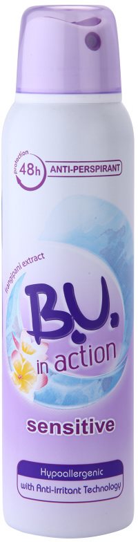 B.U. In Action Sensitive anti-transpirant pour femme 150 ml