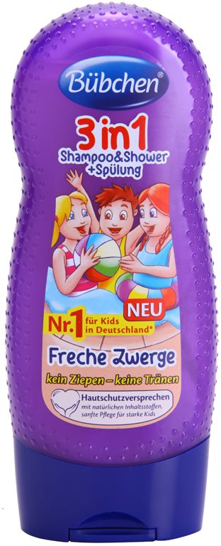 Bübchen Kids Shampoo, Conditioner und Duschgel 3in1