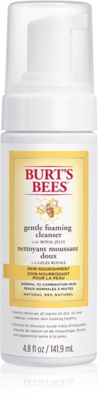Burt’s Bees Skin Nourishment rozjasňujúca čistiaca pena pre normálnu až zmiešanú pleť