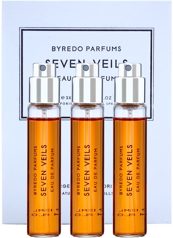 Byredo Seven Veils eau de parfum mixte 3 x 12 ml (3x recharge avec vaporisateur)