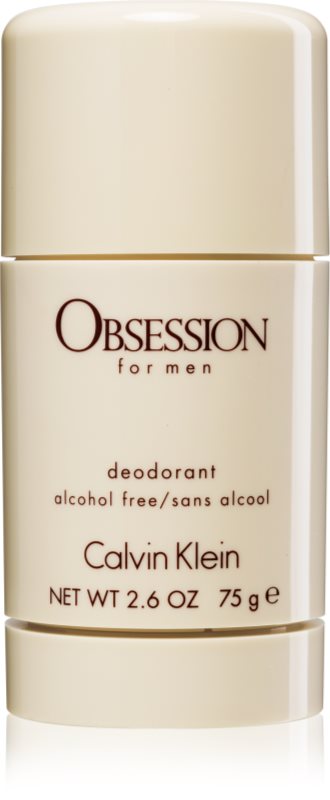 Calvin Klein Obsession for Men Deodorant Stick for Men 75 ml (Alcohol Free)
