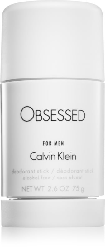 Calvin Klein Obsessed Deodorant Stick for Men 75 g (Alcohol Free)