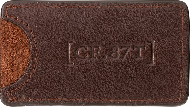 Captain Fawcett Accessories kožené púzdro pre skladací vreckový hrebeň