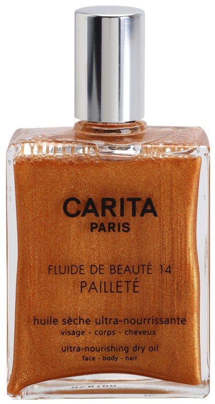 Carita Beauté 14 pflegendes Trockenöl mit Glitzerteilchen