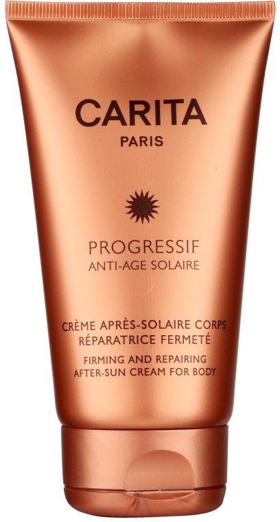 Carita Progressif Anti-Age Solaire pomirjajoča krema po sončenju z učvrstitvenim učinkom