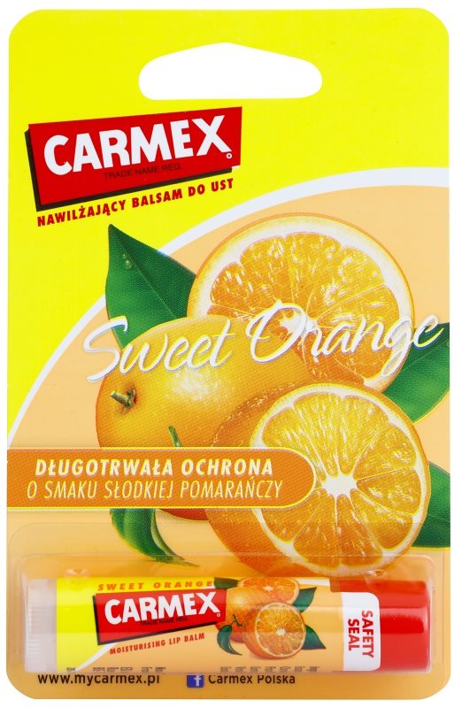 Carmex Sweet Orange balsam nawilżający do ust w sztyfcie
