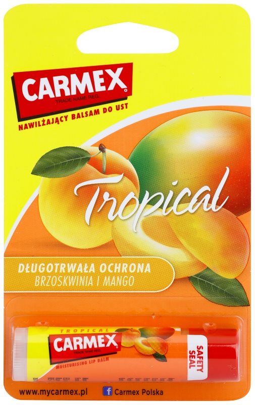 Carmex Tropical balsam pentru buze cu efect hidratant