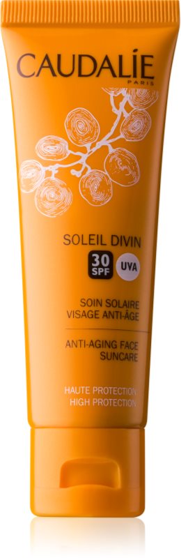 Caudalie Soleil Divin крем проти зморшок для засмаги SPF 30