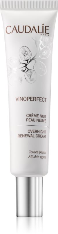 Caudalie Vinoperfect creme de noite iluminador anti-manchas de pigmentação