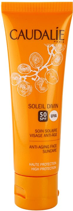 Caudalie Soleil Divin krema proti gubam za sončenje SPF 50