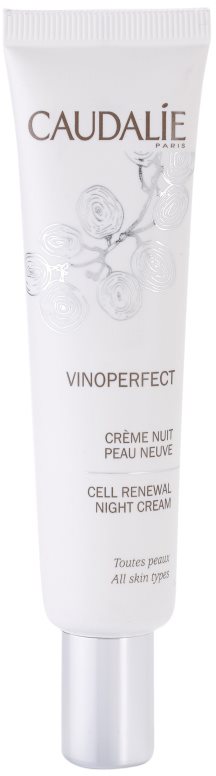 Caudalie Vinoperfect crema radianta de noapte impotriva petelor