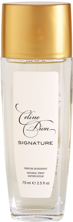 Celine Dion Signature déodorant avec vaporisateur pour femme 75 ml