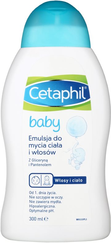 Cetaphil Baby емульсія для тіла та волосся для дітей від народження