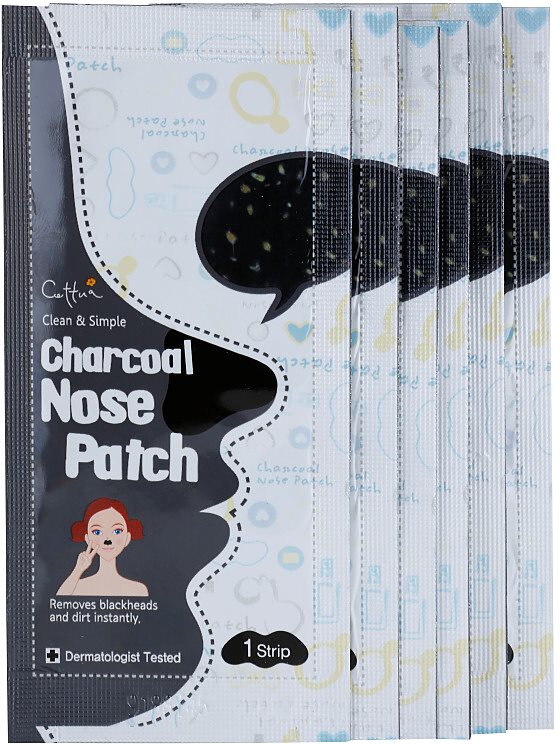 Cettua Charcoal tiras limpia poros para la nariz