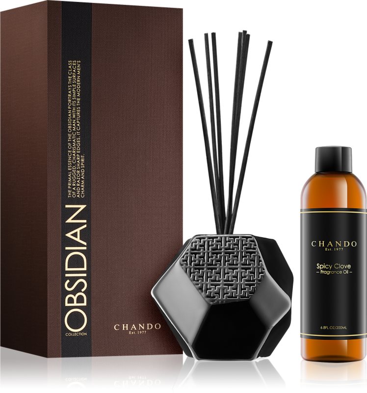 Chando Obsidian Spicy Clove aroma difuzor s polnilom 200 ml