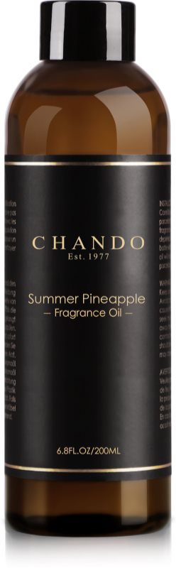 Chando Fragrance Oil Summer Pineapple recharge pour diffuseur d'huiles essentielles 200 ml